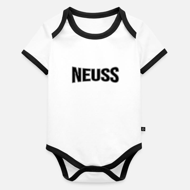 Neuss Baby Bio-Kurzarm-Kontrastbody