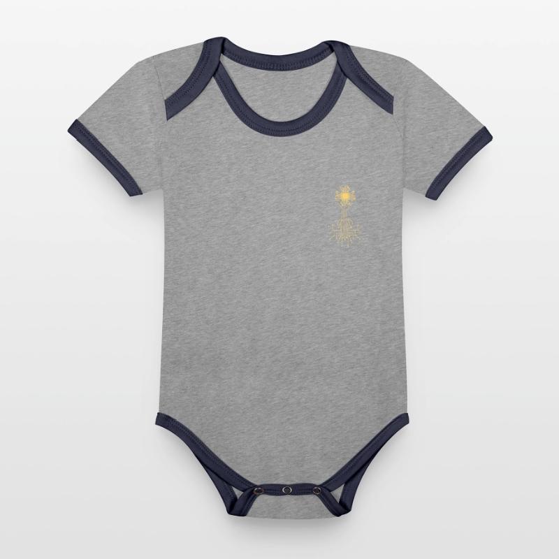 Computer Programming Computer Programmer CPU Proce Organic Baby Contrasting Bodysuit