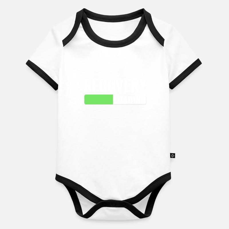Recovery Loading Patient Survivor Recovery Organic Baby Contrasting Bodysuit