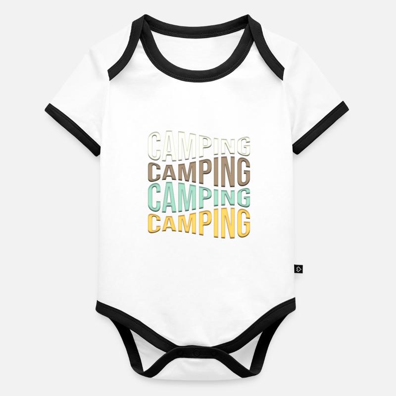 camp Organic Baby Contrasting Bodysuit