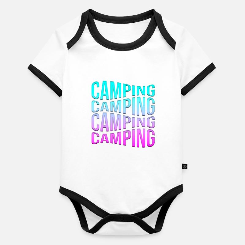 camp Organic Baby Contrasting Bodysuit