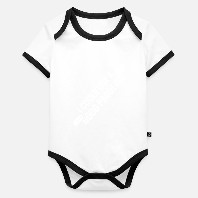 Je pourrais utiliser un bon passe-temps de pagayage Body Bébé bio contrasté manches courtes