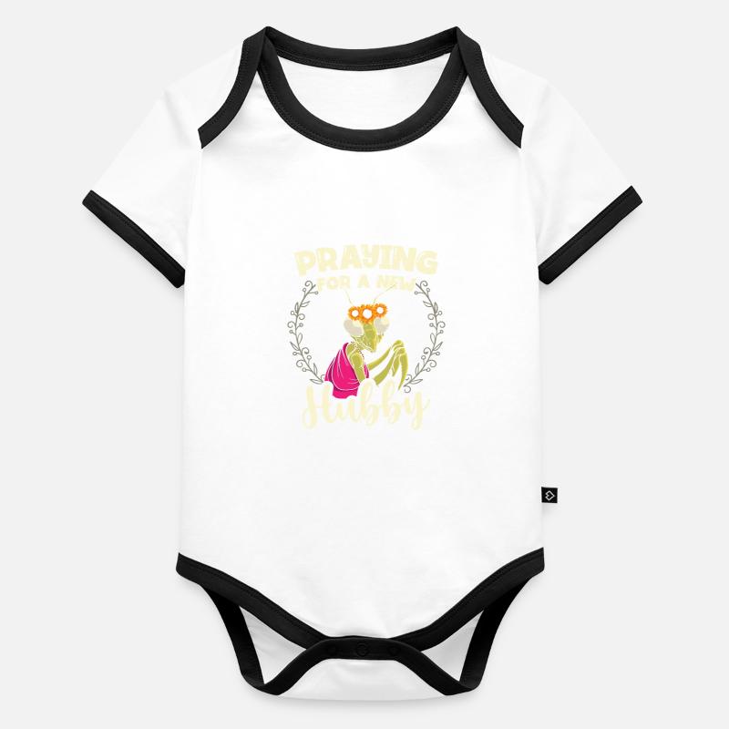 Insect Lover Future Entomologist Organic Baby Contrasting Bodysuit