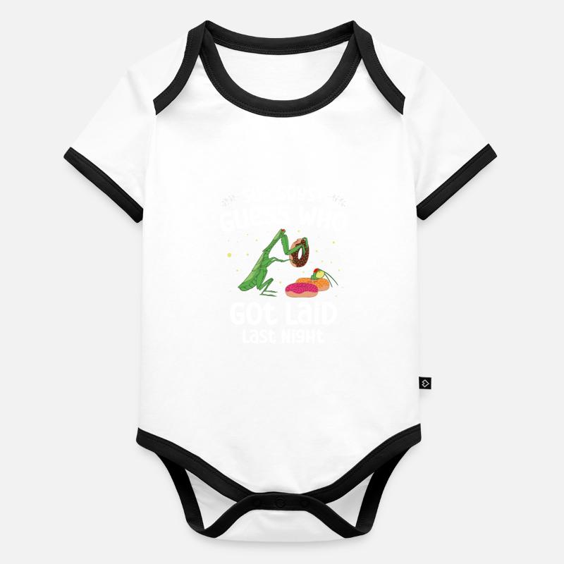 Insect lover Future entomologist Organic Baby Contrasting Bodysuit
