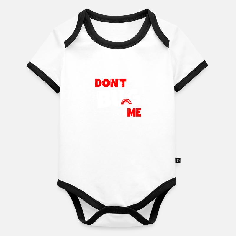 Bug Me Insect Lover Bug Future Entomologist Organic Baby Contrasting Bodysuit