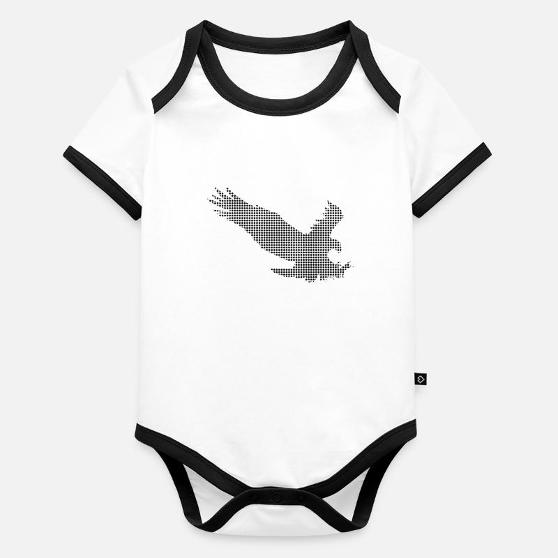 Aigle Body Bébé bio contrasté manches courtes