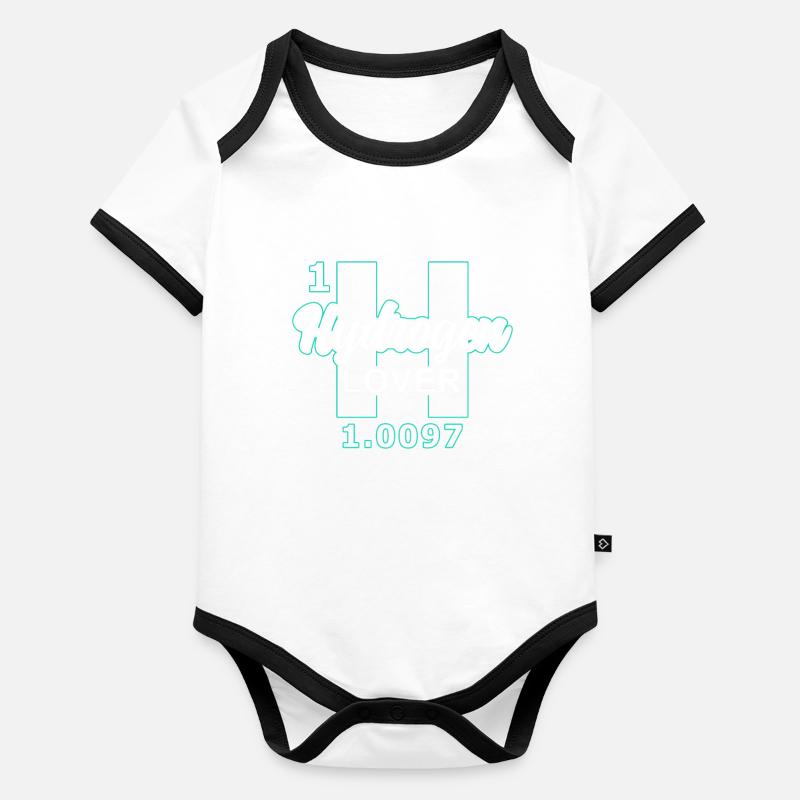 Hydrogen Lover Energy Element Hydrogen Organic Baby Contrasting Bodysuit