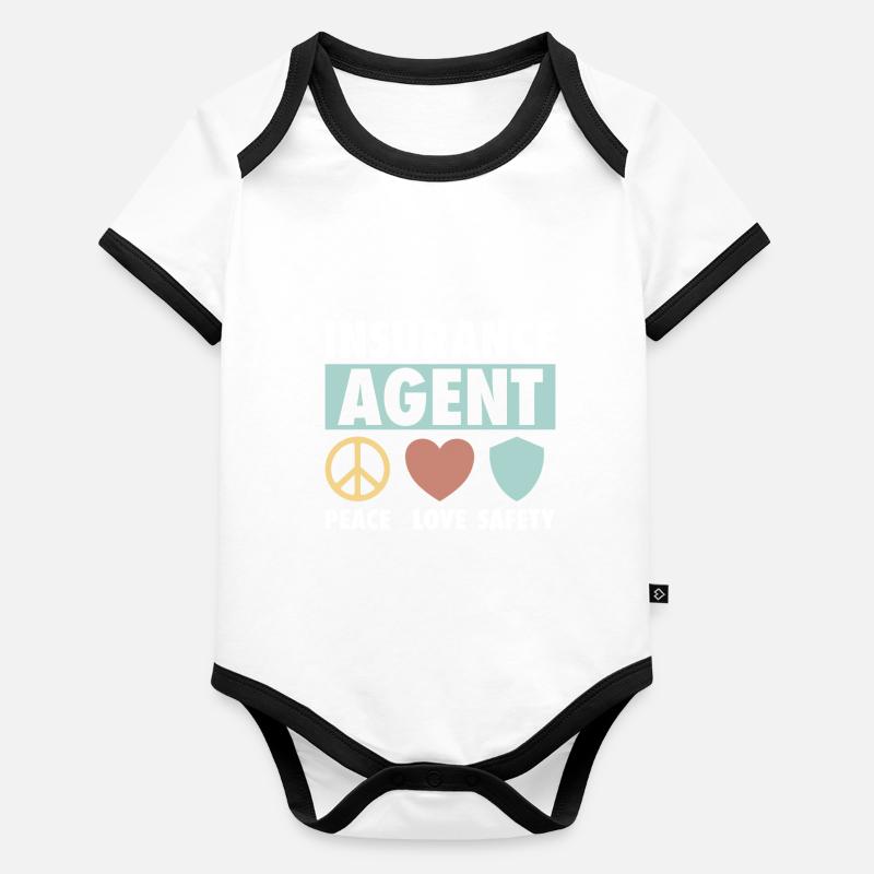 Insurance Agent Appraiser Insurance Broker Organic Baby Contrasting Bodysuit