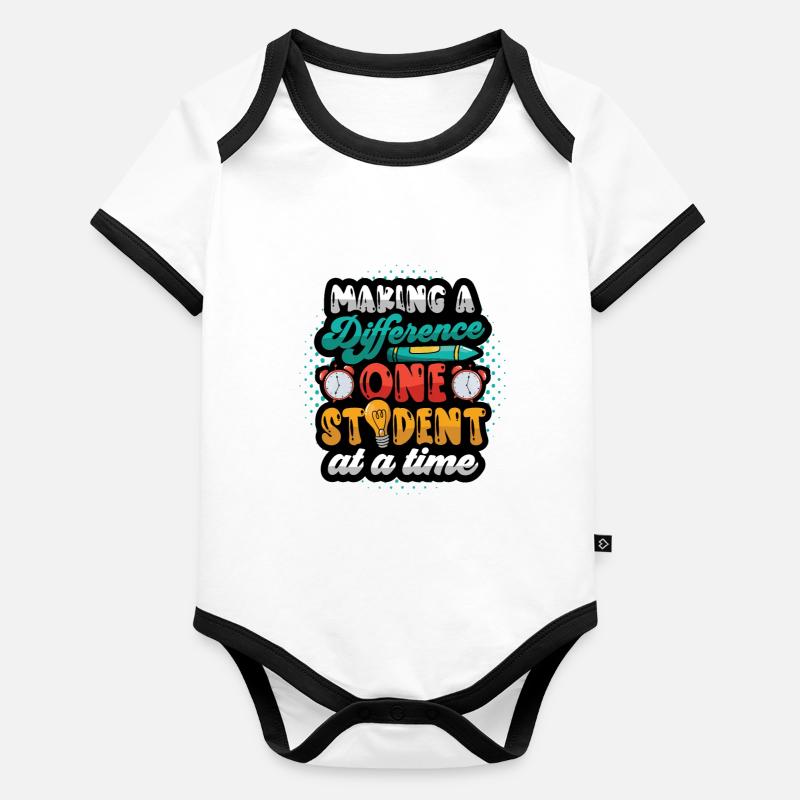 Making a difference Organic Baby Contrasting Bodysuit