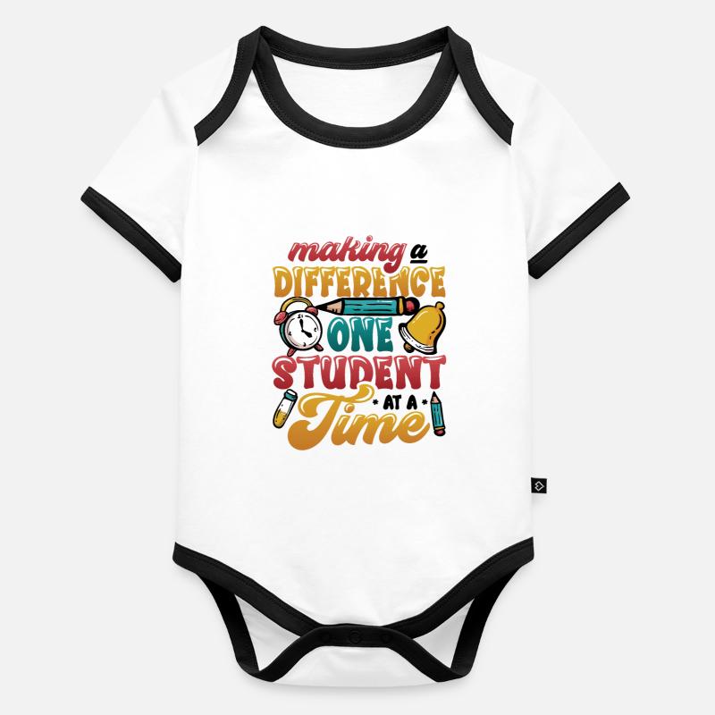 Making a difference Organic Baby Contrasting Bodysuit