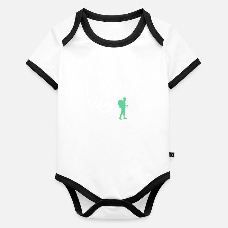 Hiking King Baby Bio-Kurzarm-Kontrastbody