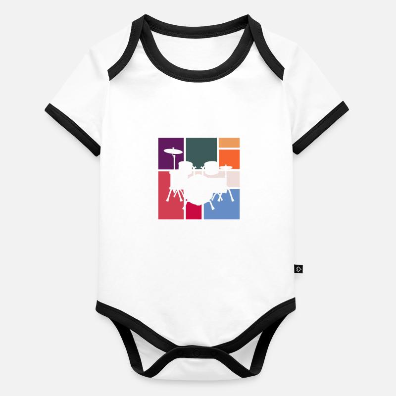 Percussion Organic Baby Contrasting Bodysuit