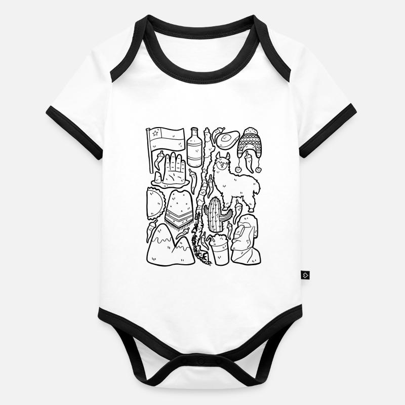 Chile Organic Baby Contrasting Bodysuit