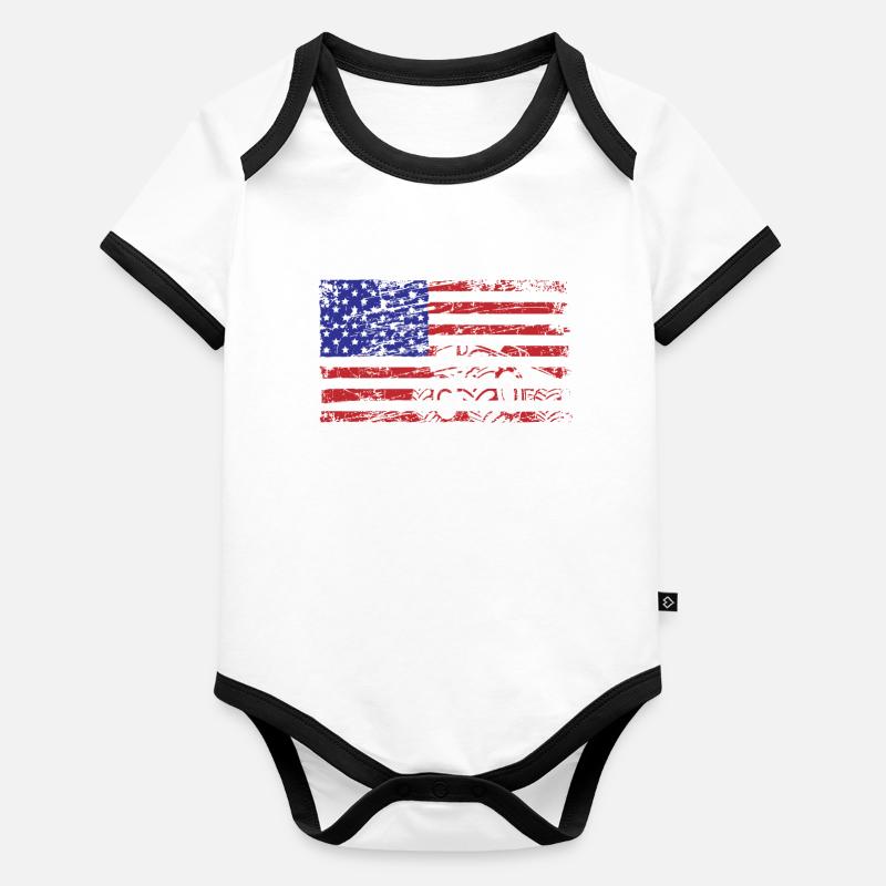 Monstertruck Abenteuer Horizont Geschenk Baby Bio-Kurzarm-Kontrastbody