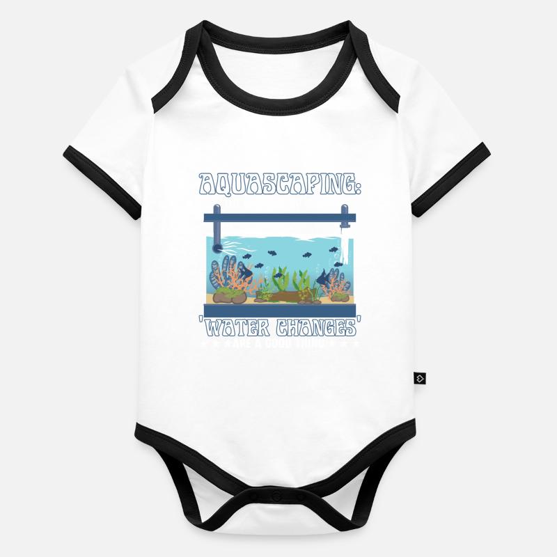 where 'water changes' are a good thing. Organic Baby Contrasting Bodysuit