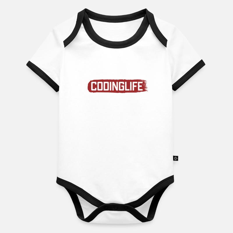 Codinglife Softwareentwickler Developer Baby Bio-Kurzarm-Kontrastbody