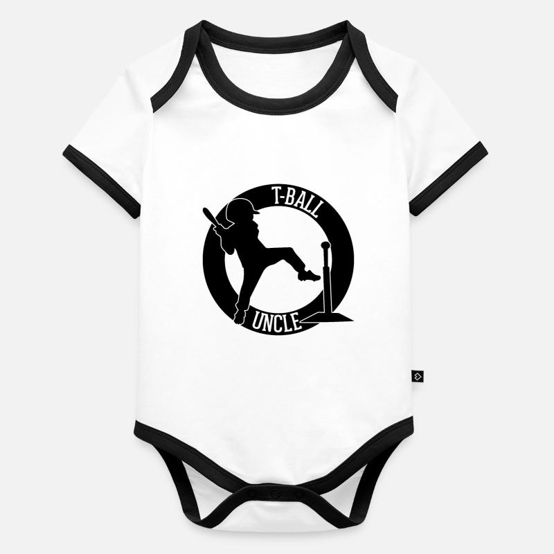 T-Ball Uncle Teeball Uncle Baby Bio-Kurzarm-Kontrastbody