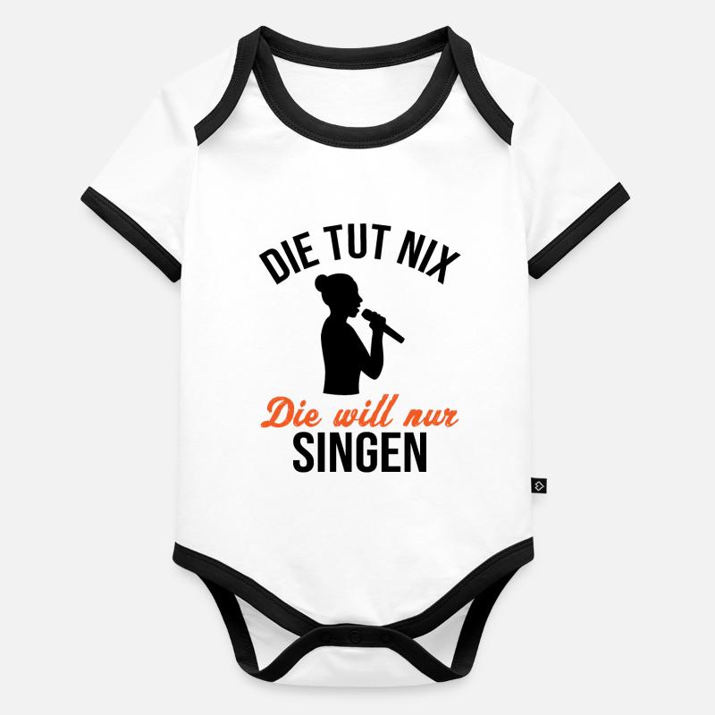 Innocent Singing Singer - Gift Organic Baby Contrasting Bodysuit