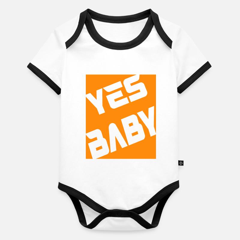 chéri Body Bébé bio contrasté manches courtes