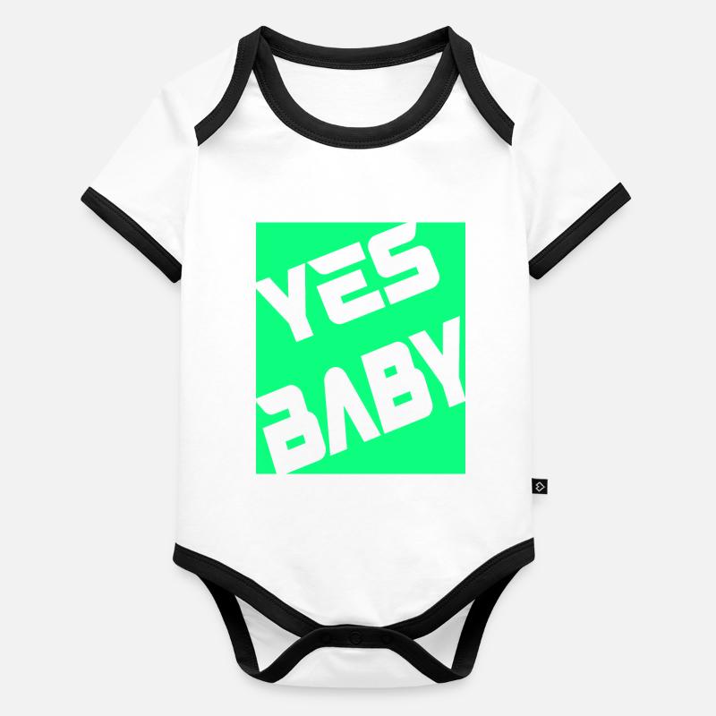 chéri Body Bébé bio contrasté manches courtes