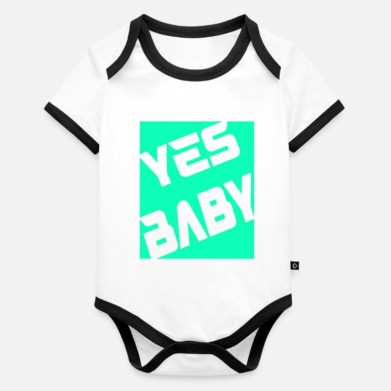chéri Body Bébé bio contrasté manches courtes