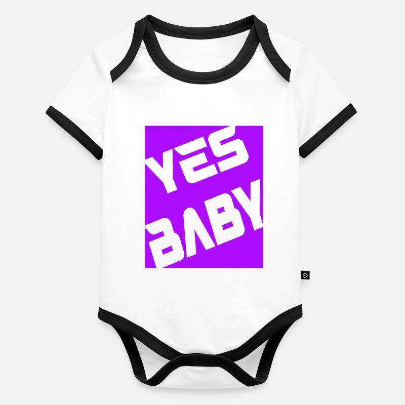 chéri Body Bébé bio contrasté manches courtes