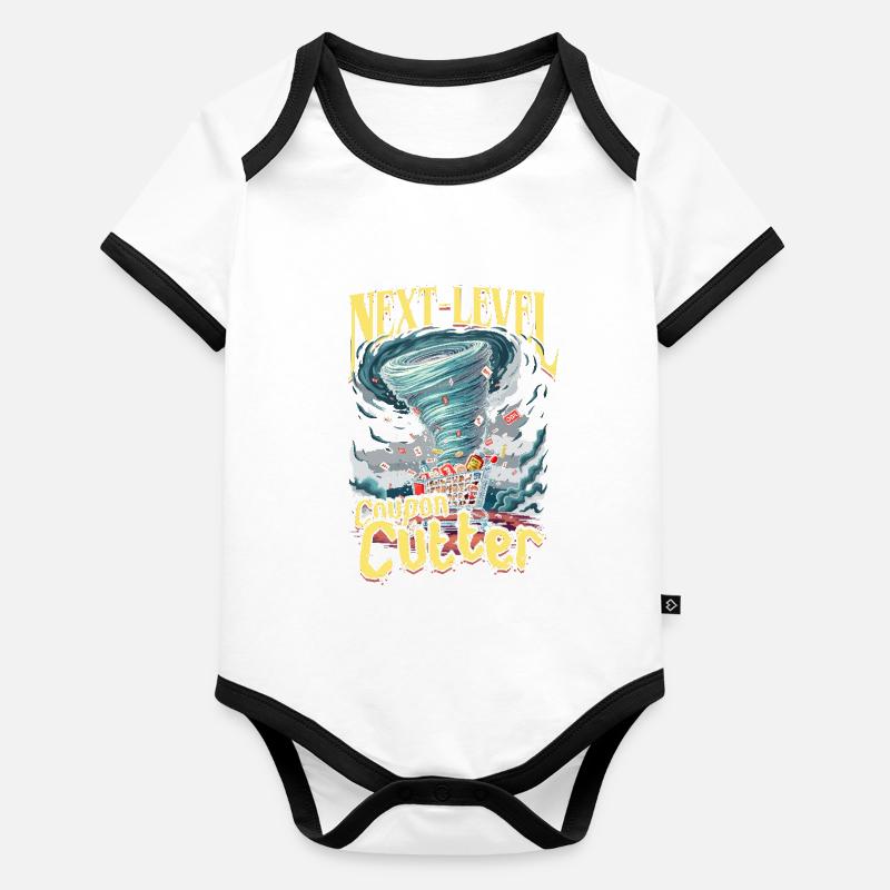 Couponing Coupon Next-Level Coupon Cutter Baby Bio-Kurzarm-Kontrastbody