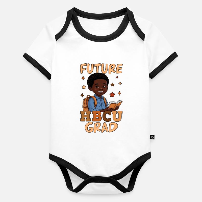 Futur grade HBCU Body Bébé bio contrasté manches courtes