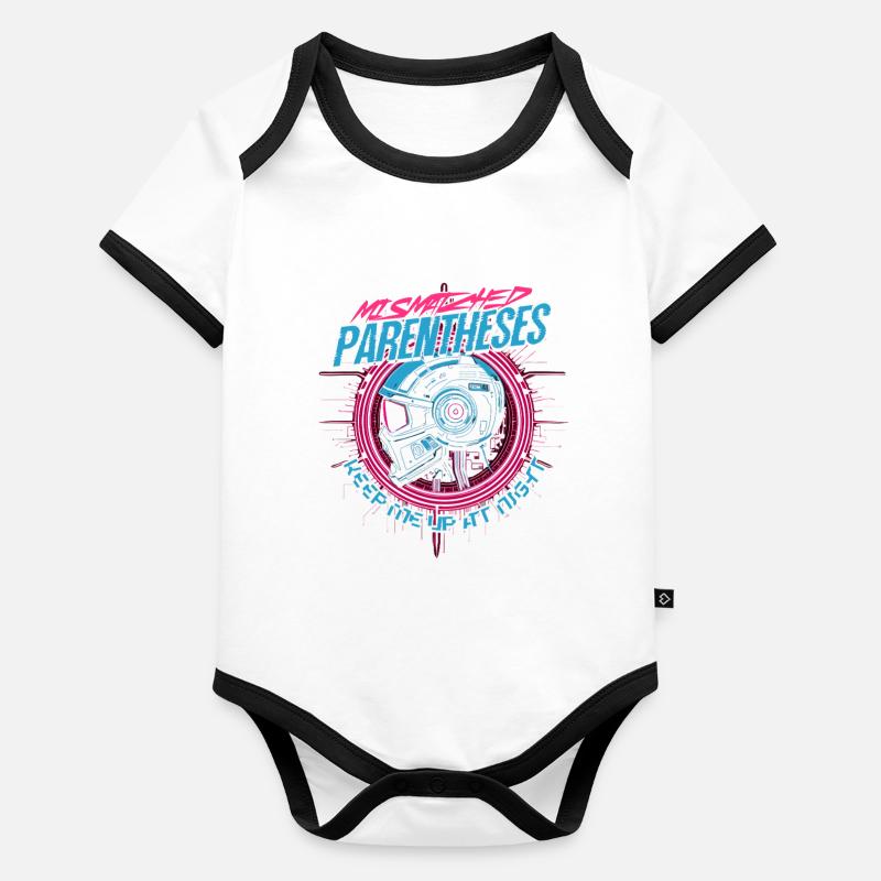 Computational Linguist Mismatched Parentheses Organic Baby Contrasting Bodysuit