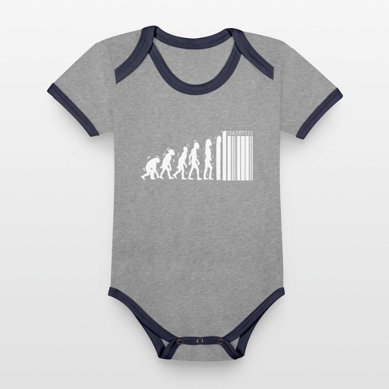 Unique Evolution Design For Consumers Evolution Organic Baby Contrasting Bodysuit