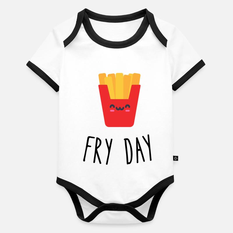 Fry day Organic Baby Contrasting Bodysuit