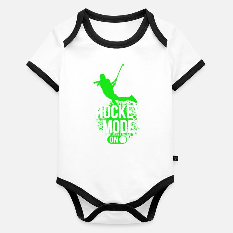 Mode hockey sur gazon activé Body Bébé bio contrasté manches courtes
