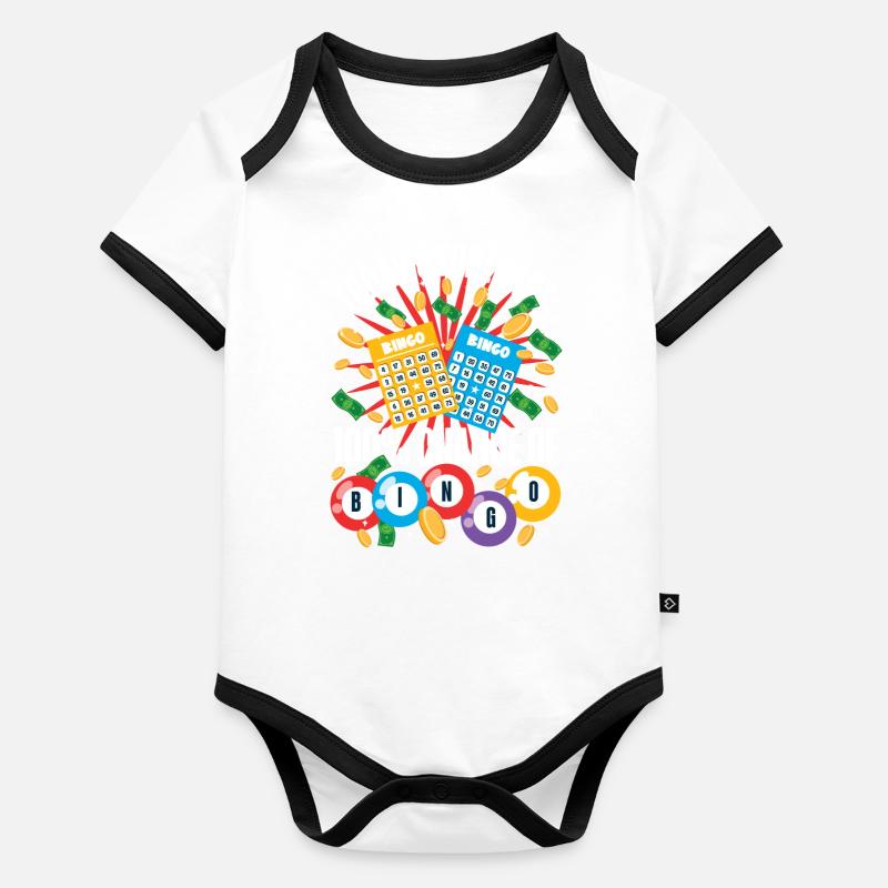 Bingo Player Today's Forecast: Baby Bio-Kurzarm-Kontrastbody
