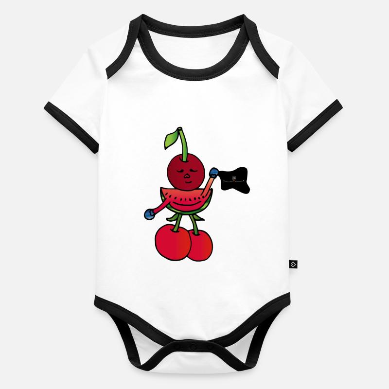 come back soon Organic Baby Contrasting Bodysuit