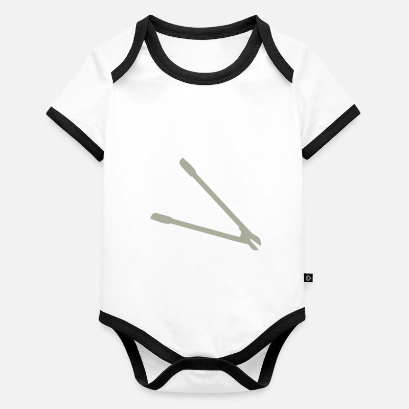Secateurs gift idea Organic Baby Contrasting Bodysuit