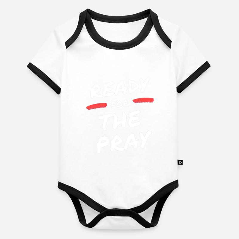 Ready for the Pray / ready for prayer Organic Baby Contrasting Bodysuit