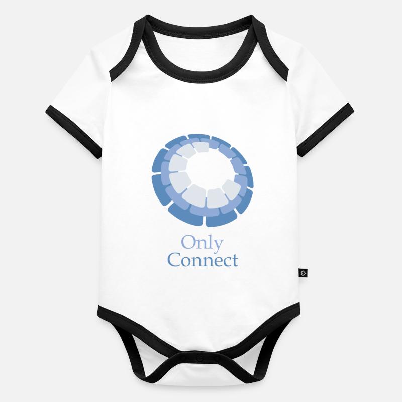 Connexion unique Body Bébé bio contrasté manches courtes