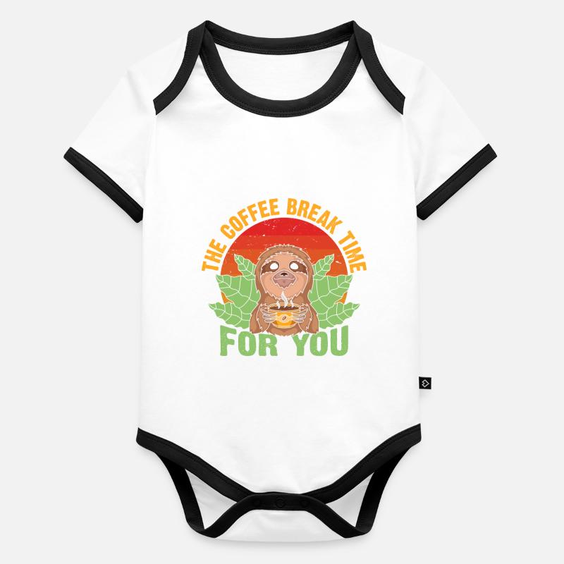 The coffee break for you Organic Baby Contrasting Bodysuit