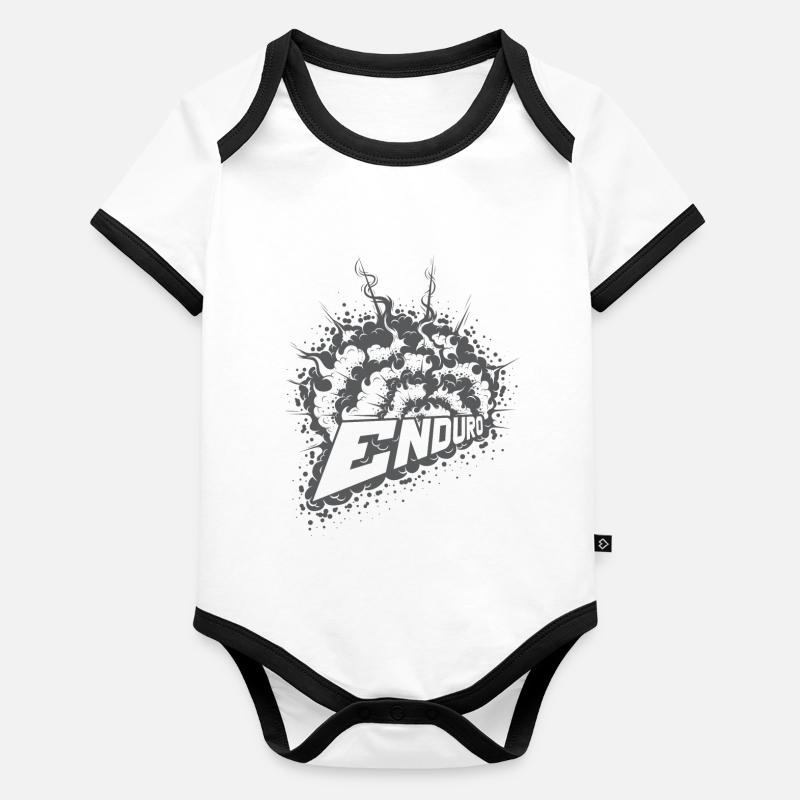 Enduro BlowUp Baby Bio-Kurzarm-Kontrastbody