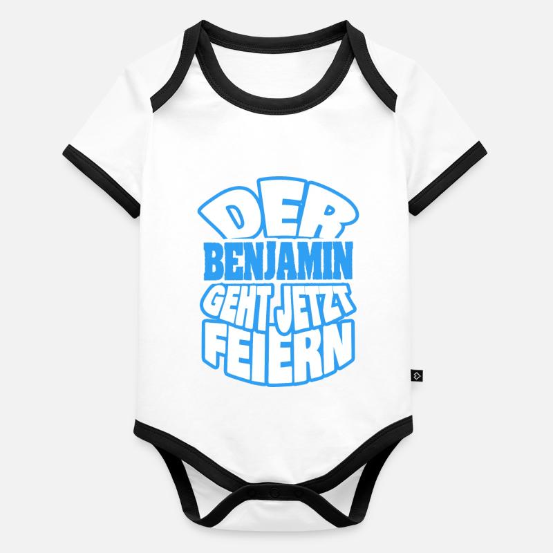 Benjamin Baby Bio-Kurzarm-Kontrastbody
