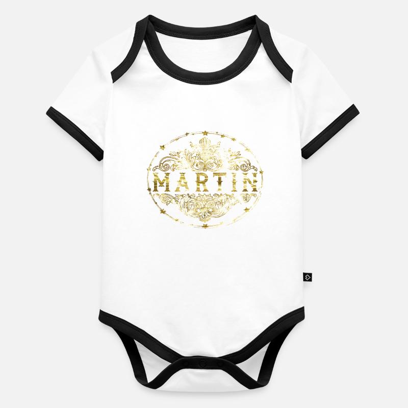 Martin Organic Baby Contrasting Bodysuit