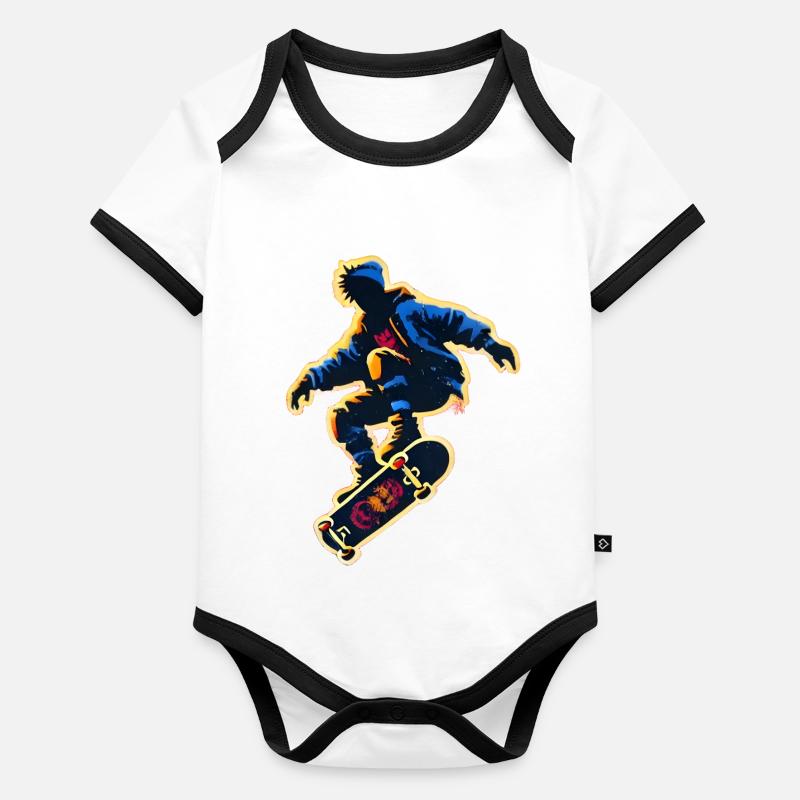 WILD SPIRIT Organic Baby Contrasting Bodysuit