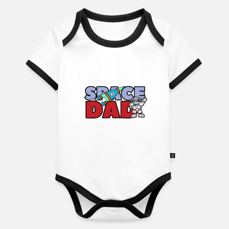 ESPACE DAD Body Bébé bio contrasté manches courtes
