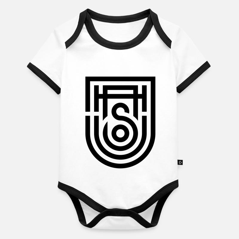 Joshua full Organic Baby Contrasting Bodysuit
