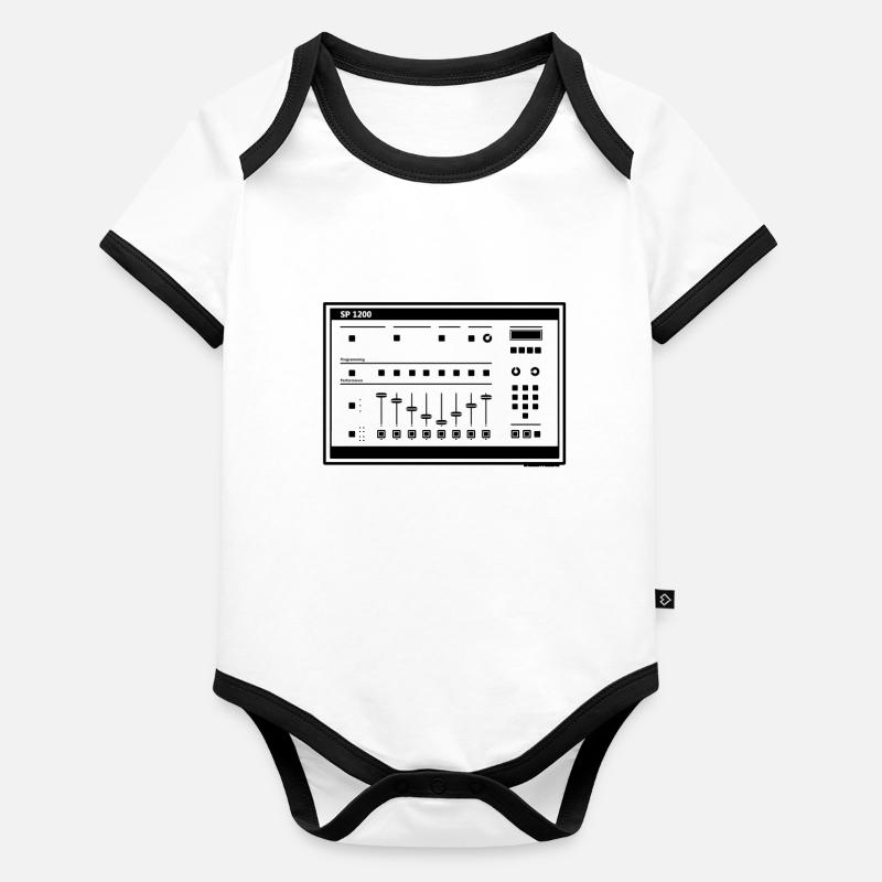Sp 1200 Baby Bio-Kurzarm-Kontrastbody