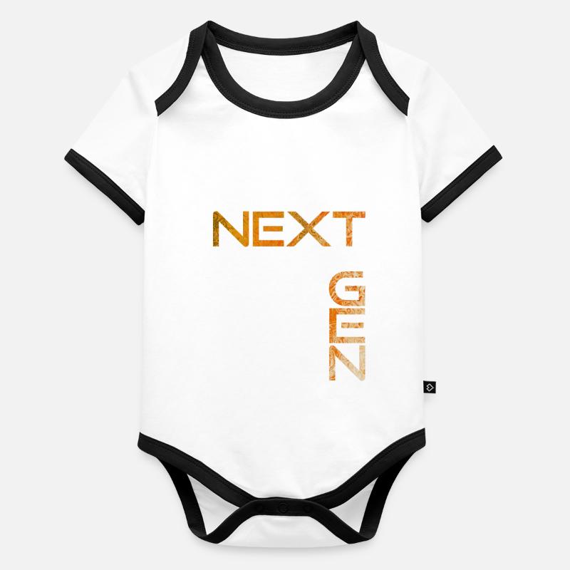 NEXT GEN Baby Bio-Kurzarm-Kontrastbody