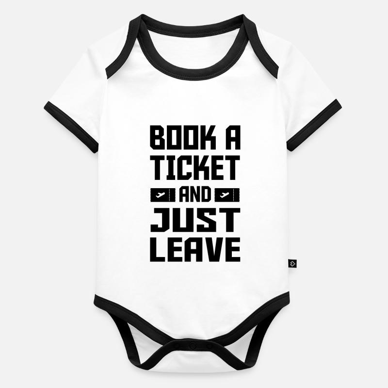 Voyage Body Bébé bio contrasté manches courtes