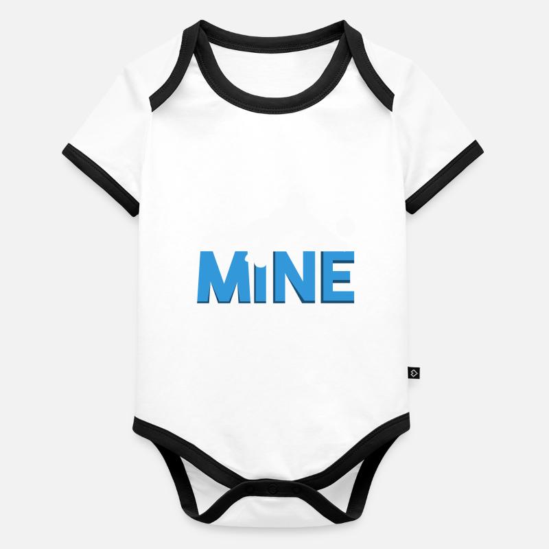 VOLLEYBALL FAUSTBALL BEACHVOLLEYBALL GESCHENK Baby Bio-Kurzarm-Kontrastbody