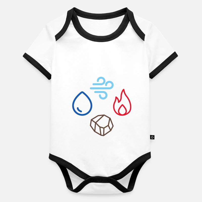 Element 2 Organic Baby Contrasting Bodysuit