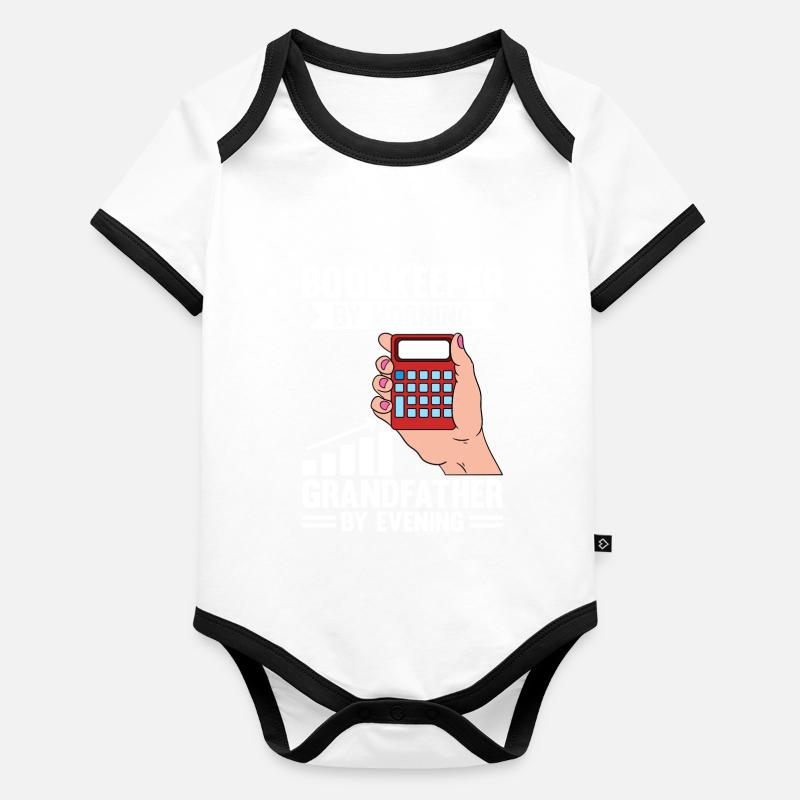 Bookkeeping Buchhalter Bookkeeper Baby Bio-Kurzarm-Kontrastbody
